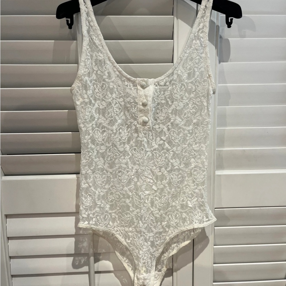 Nightcap Ivory Lace Top